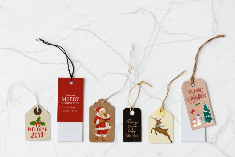 cut out gift tags