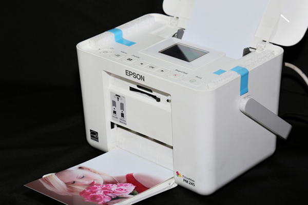 white epson photo printer